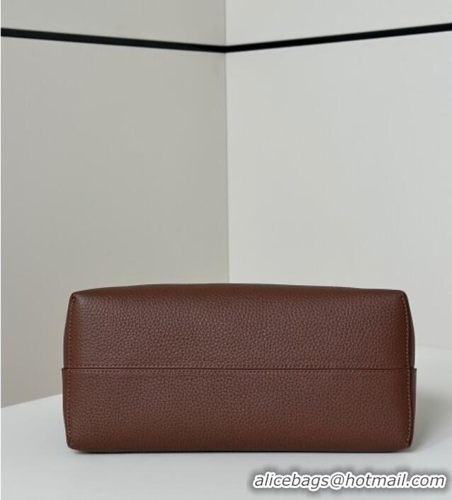 Good Product Fendi By The Way Selleria Medium Bag in Grianed Calfskin with Topstitches 8668M Dark Brown 2025