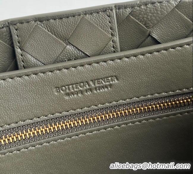 Discount Bottega Veneta Small Andiamo Top Handle Bag in Intrecciato Leather 743568 Cypress Green 2025