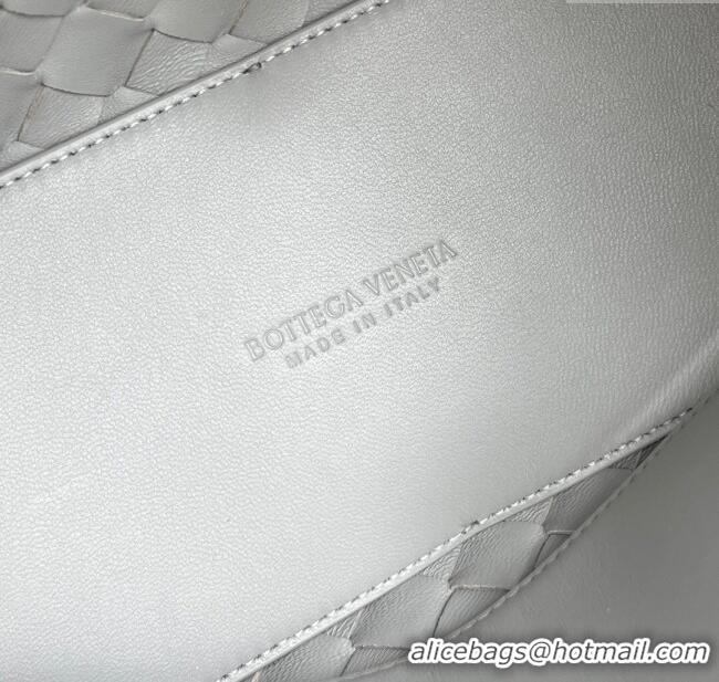 Good Quality Bottega Veneta Medium Andiamo Top Handle Bag in Intrecciato Leather 743572 Cameo Pink 2025