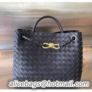 Promotional Bottega Veneta Medium Andiamo Top Handle Bag in Intrecciato Leather 743572 Space/Gold 2025