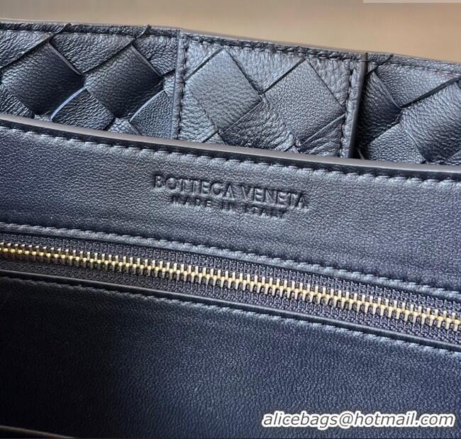 Promotional Bottega Veneta Medium Andiamo Top Handle Bag in Intrecciato Leather 743572 Space/Gold 2025