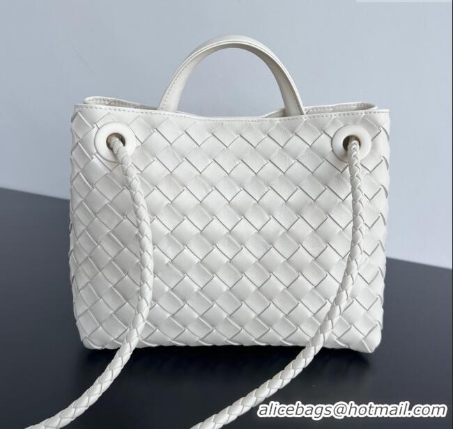 Promotional Bottega Veneta Small Andiamo Top Handle Bag in Intrecciato Leather 743568 Sea Sault 2025