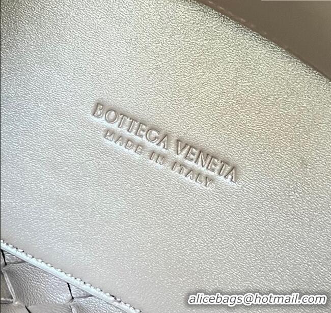 Discount Bottega Veneta Small Andiamo Top Handle Bag in Intrecciato Leather 743568 Taupe Grey 2025