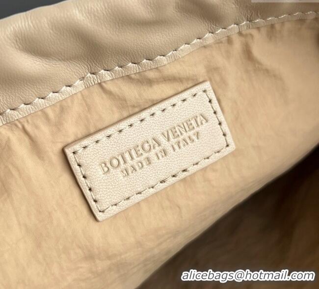 Reasonable Price Bottega Veneta Small Dustbag in Intrecciato Leather 816987 Dusty Beige 2025