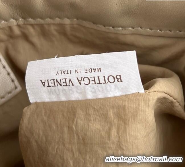 Reasonable Price Bottega Veneta Small Dustbag in Intrecciato Leather 816987 Dusty Beige 2025