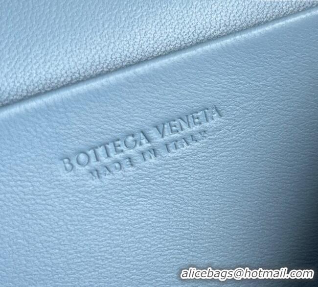 Buy Discount Bottega Veneta Bang Bang Vanity Case in Intrecciato Suede 789109 Light Blue 2025