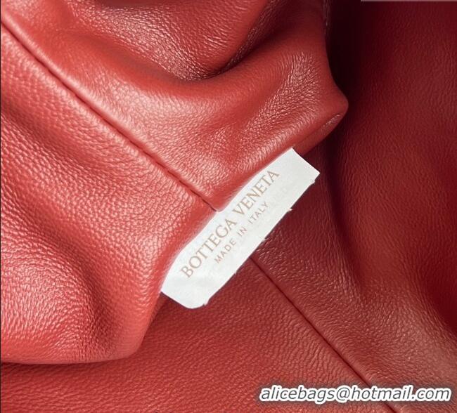 Famous Brand Bottega Veneta Small Lauren 1980 Chain Bag in Padded Intrecciato Leather 804038 Sapele Red 2025