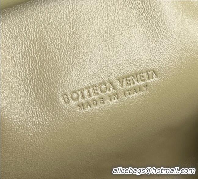 Shop Promotional Bottega Veneta Small Lauren 1980 Chain Bag in Padded Intrecciato Leather 804038 Travertine Green 2025