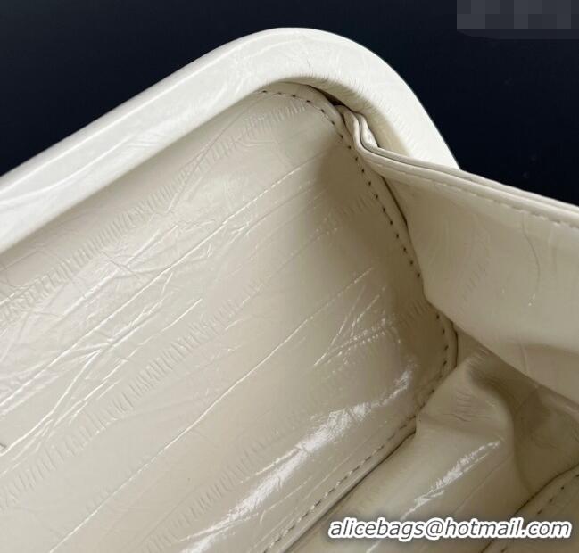 Well Crafted Bottega Veneta Knot Long Clutch in Intreccio Leather 0801 Milk White 2025