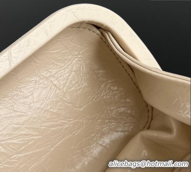 Best Quality Bottega Veneta Knot Long Clutch in Intreccio Leather 0801 Cream White 2025