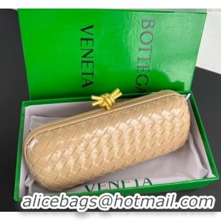 Best Price Bottega Veneta Knot Long Clutch in Intreccio Leather 0801 Apricot 2025