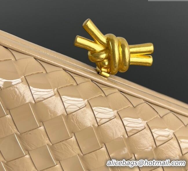 Best Price Bottega Veneta Knot Long Clutch in Intreccio Leather 0801 Apricot 2025