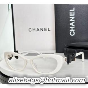 Best Price Chanel Sunglasses with Bow CH91812 White 2025