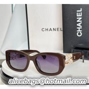 Buy Fashionable Chanel Sunglasses CH5542 Brown 2025