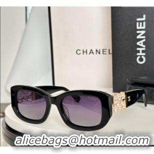Best Price Chanel Sunglasses CH5542 Black/Purple 2025