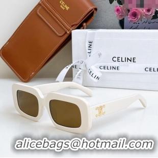 Well Crafted Celine Sunglasses CL40313U White 2025