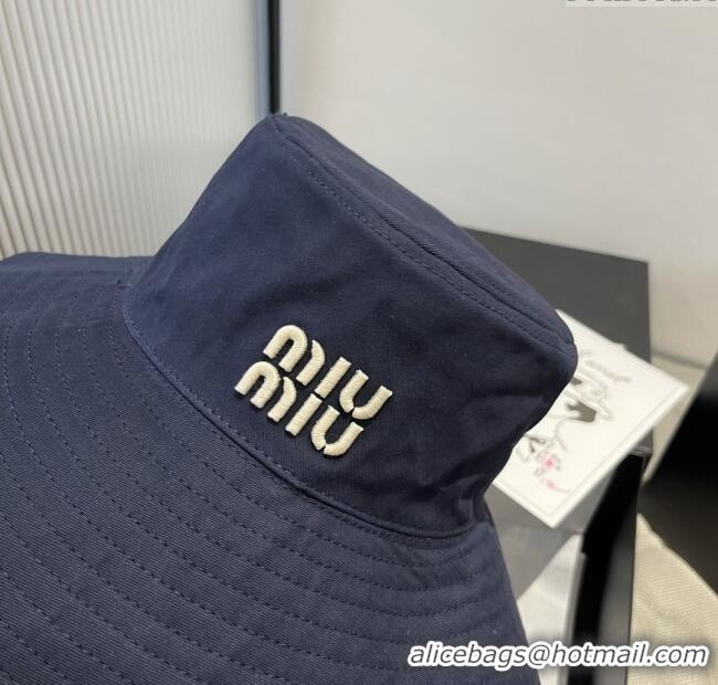 Good Taste Miu Miu Bucket Hat M071806 Blue 2025