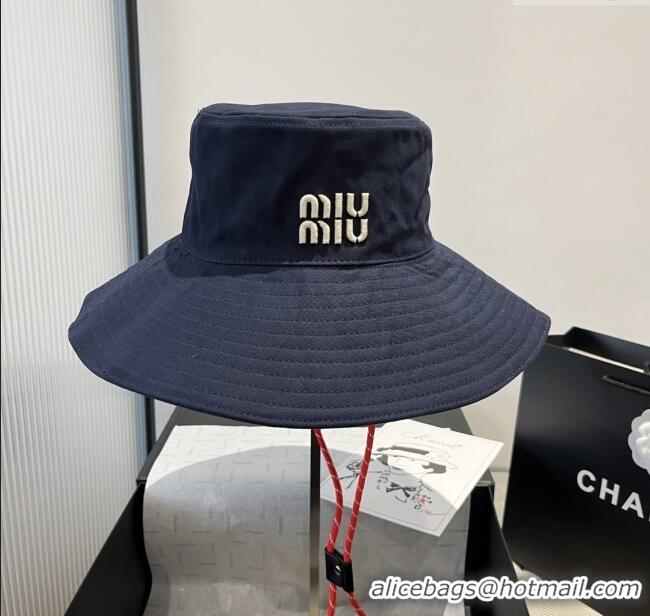 Good Taste Miu Miu Bucket Hat M071806 Blue 2025