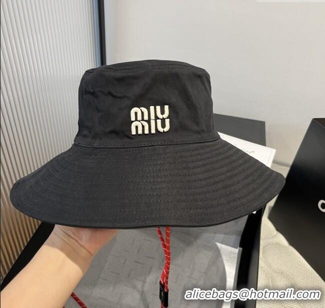 Unique Discount Miu Miu Bucket Hat M071807 Black 2025