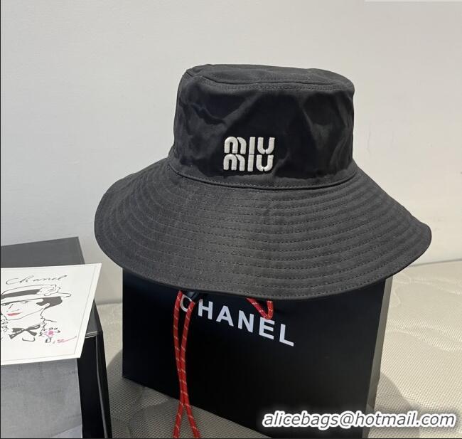Unique Discount Miu Miu Bucket Hat M071807 Black 2025
