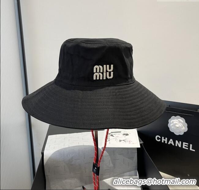 Unique Discount Miu Miu Bucket Hat M071807 Black 2025