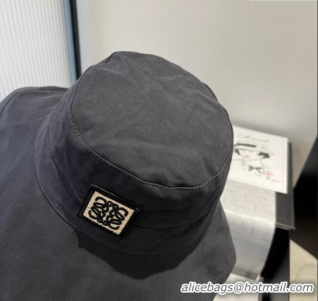 Luxury Cheap Loewe Bucket Hat L071808 Black 2025
