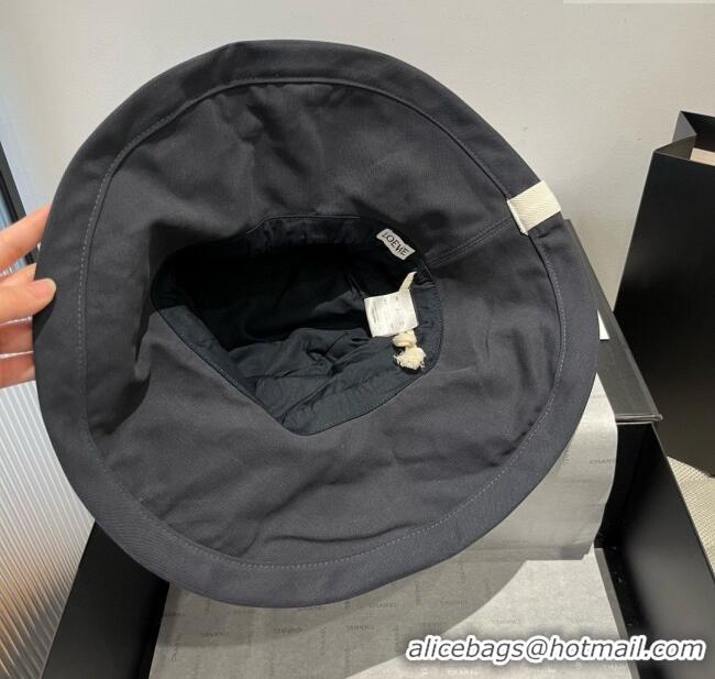 Luxury Cheap Loewe Bucket Hat L071808 Black 2025