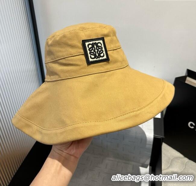 Top Quality Loewe Bucket Hat L071809 Yellow 2025