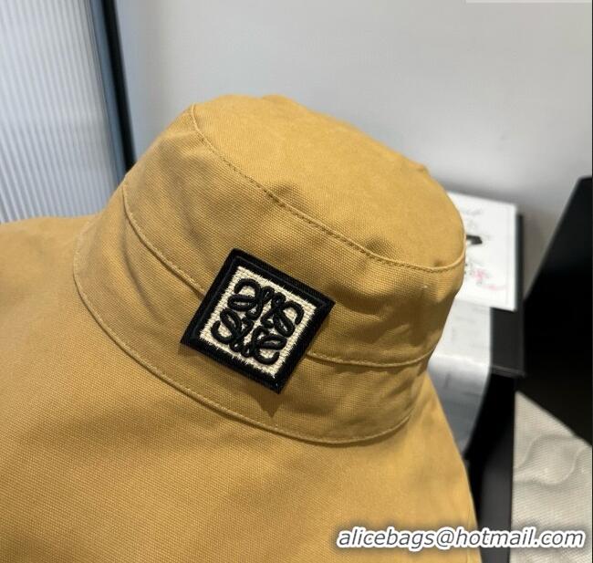 Top Quality Loewe Bucket Hat L071809 Yellow 2025