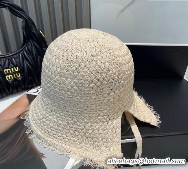 Classic Specials Chanel Fringe Bucket Hat 0724 White 2025