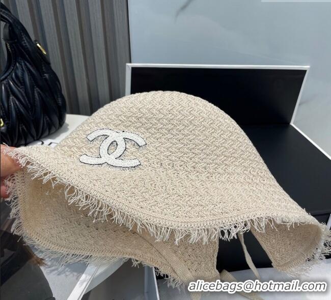 Classic Specials Chanel Fringe Bucket Hat 0724 White 2025