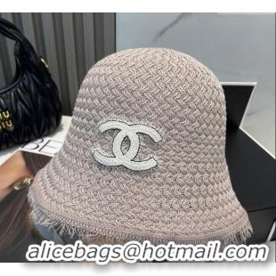 Cheapest Chanel Fringe Bucket Hat 0724 Grey 2025