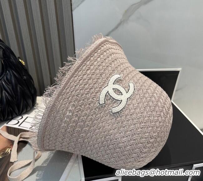 Cheapest Chanel Fringe Bucket Hat 0724 Grey 2025