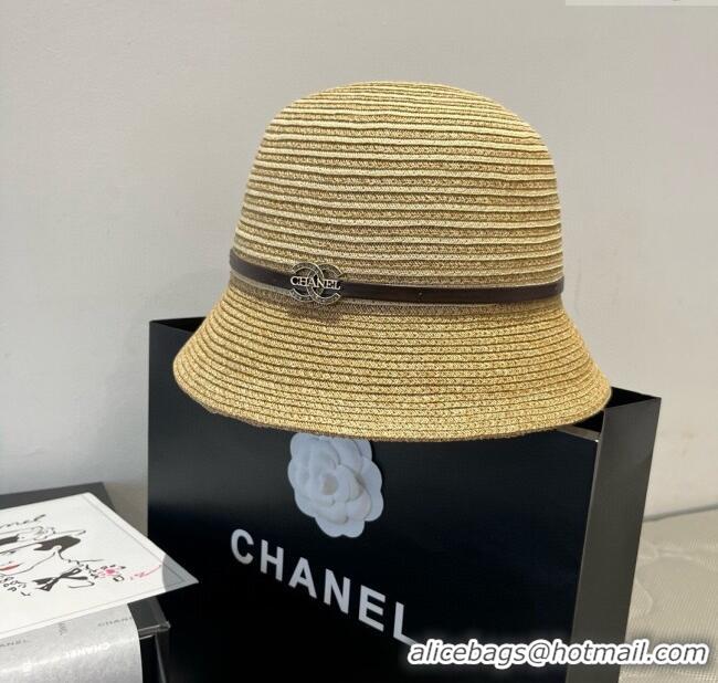 Traditional Specials Chanel Straw Bucket Hat 0724 2025