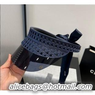 Classic Specials Dior Oblique Visor Hat 0724 Blue 2025