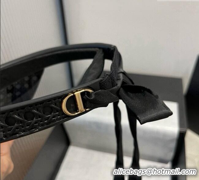 High Quality Dior Oblique Visor Hat 0724 Black 2025