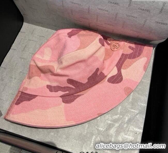Best Quality Louis Vuitton Canvas Bucket Hat 0724 Pink 2025