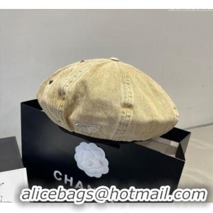 Top Quality Classic Prada Beret 0724 Beige 2025