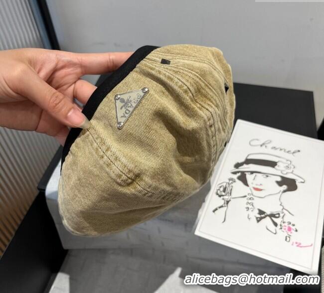 Top Quality Classic Prada Beret 0724 Beige 2025