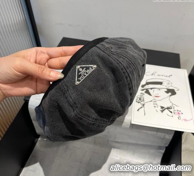 High Quality Cheap Prada Beret 0724 Black 2025