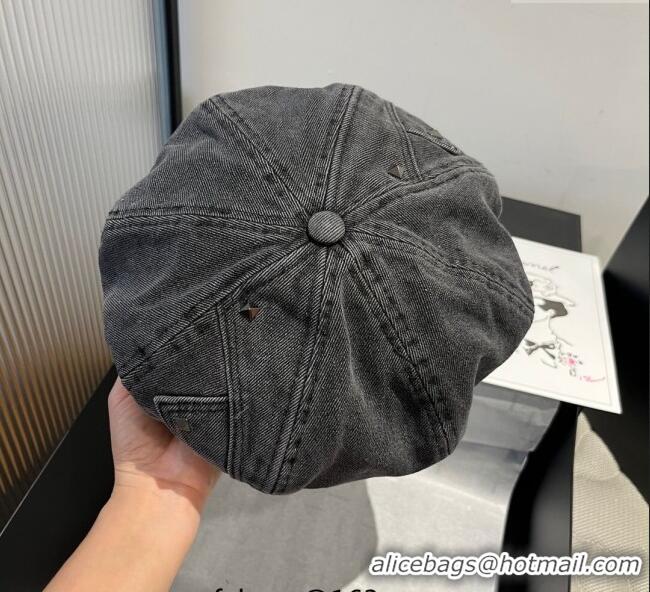 High Quality Cheap Prada Beret 0724 Black 2025