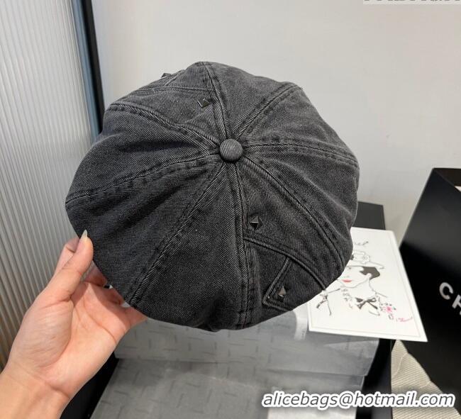 High Quality Cheap Prada Beret 0724 Black 2025