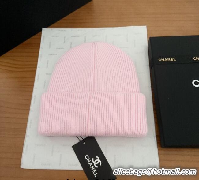 Spot Bulk Chanel Knit Hat with Heart CH0909092 Pink 2025
