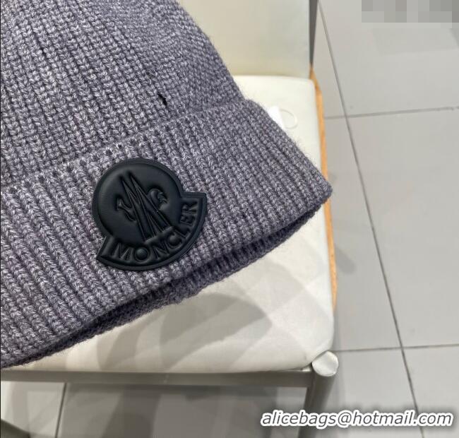 Market Sells Moncler Knit Hat ML090901 Grey 2025