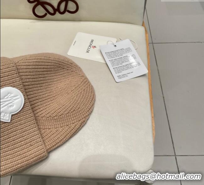 Spot Bulk Moncler Knit Hat ML090901 Beige 2025