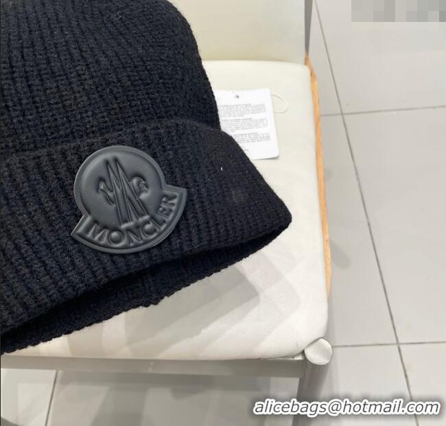 Market Sells Moncler Knit Hat ML090901 Black 2025