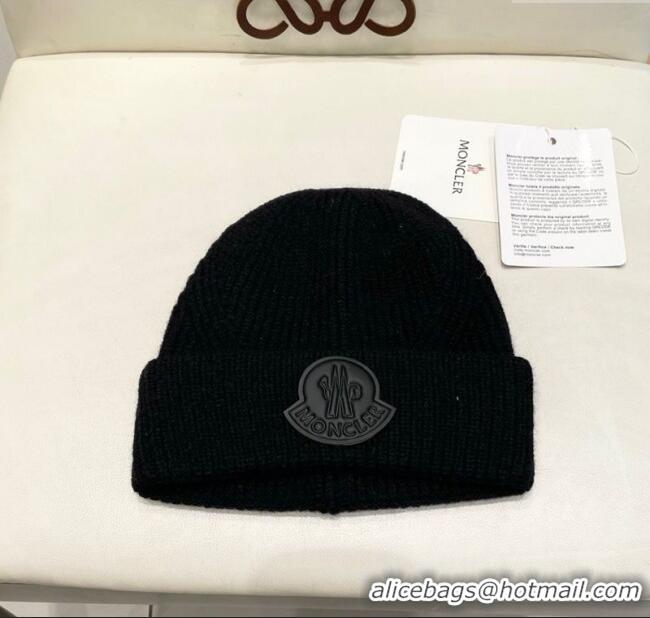 Market Sells Moncler Knit Hat ML090901 Black 2025
