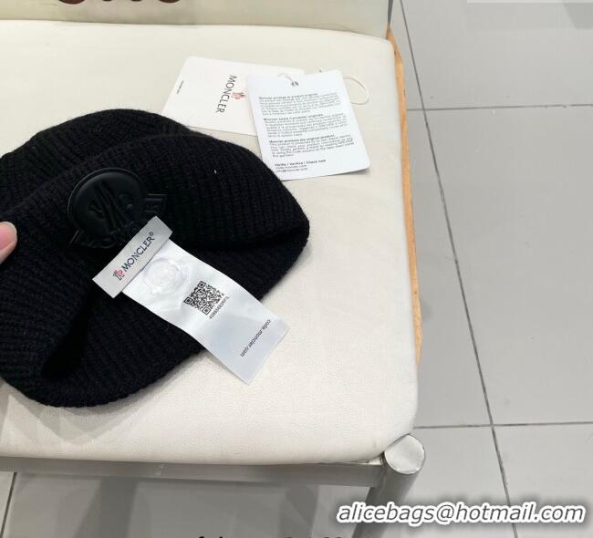 Market Sells Moncler Knit Hat ML090901 Black 2025