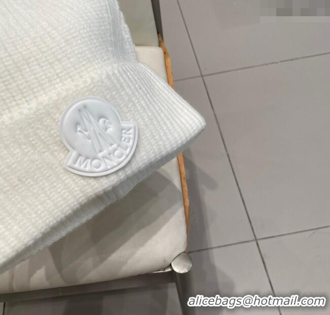 New Design Moncler Knit Hat ML090901 White 2025