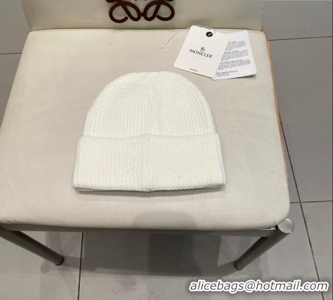 New Design Moncler Knit Hat ML090901 White 2025